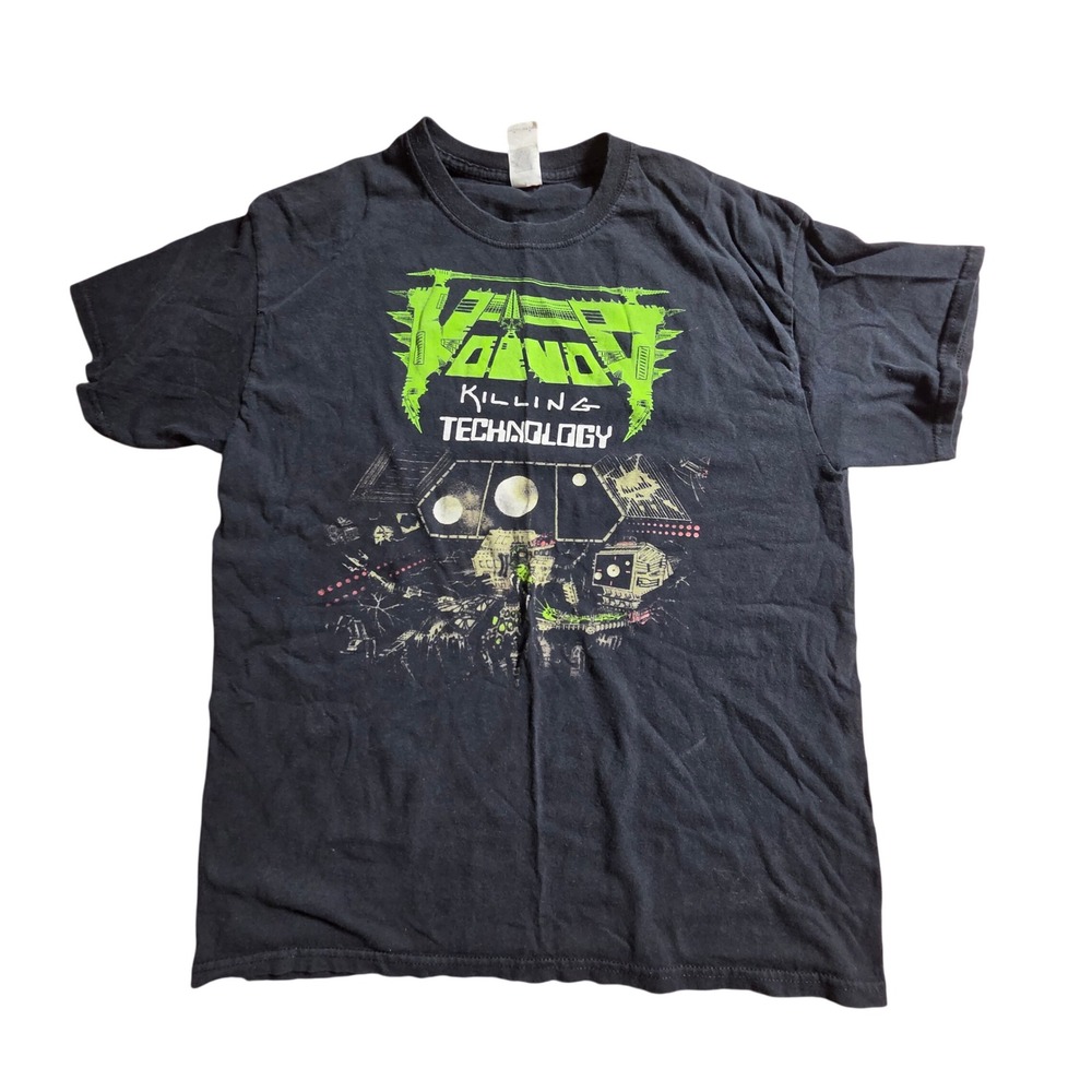 Voivod Killing Technology Album Band Graphic T-Shirt Mens L Thrash Metal Edgy
